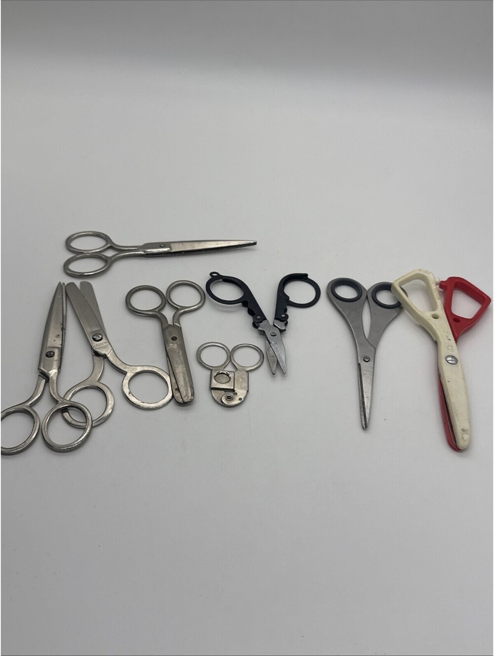 Vintage Utility Scissors Shears Lot - Taiwan & Stainless Steel Crafting